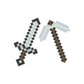 Pixel pickaxe, sword. Gaming arsenal
