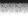 Pixels scattered, dissolve.