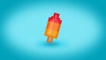 Pixel raket popsicle background - high res 8 bit wallpaper Royalty Free Stock Photo