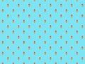 Pixel raket popsicle background - high res seamless pattern Royalty Free Stock Photo