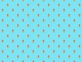 Pixel raket popsicle background - high res seamless pattern Royalty Free Stock Photo