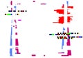 Pixel sorting effect creating an abstract digital art piece with vibrant colors and geometric shapes, evoking a sense of