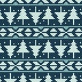 Pixel spruces seamless pattern