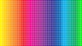 Pixel style color spectrum background wallpaper. Colorful squares abstract background.