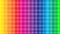 Pixel style color spectrum background wallpaper. Colorful squares abstract background.