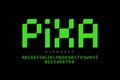 Pixel style font