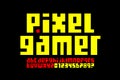 Pixel style font