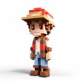 8 Bit Pixel Cartoon Of Aiden With Hat: Character Design Inspiration