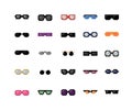 Pixel Sunglasses Set Royalty Free Stock Photo