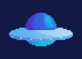 Pixel UFO concept