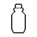 Pixel video game bottle potion Royalty Free Stock Photo