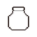 Pixel video game bottle potion Royalty Free Stock Photo