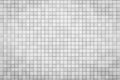 Pixel white grid background 3d render with copy space