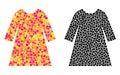 Pixel Woman Dress Mosaic Icons