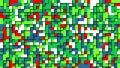 Pixelate squares image with depth shadow effect.