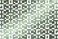Pixelated abstract pattern in sage green with structured digital composition and blocky aesthetic. Modern tech concept