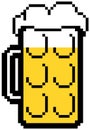 Pixelated beer