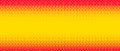 Pixelated bitmap gradient texture. Yellow and orange dither pattern background. Abstract glitchy edge pattern. 8 bit