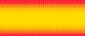 Pixelated bitmap gradient texture. Yellow and orange dither pattern background. Abstract glitchy edge pattern. 8 bit