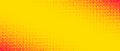 Pixelated corner gradient texture. Yellow orange dither diagonal pattern background. Abstract glitchy pattern. 8 bit