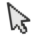 Pixelated cursor Royalty Free Stock Photo
