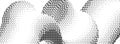 Pixelated curved gradient shape. Dotted dither squiggling texture background. Fluid undulate form for banner, poster