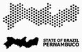 Dot Pattern Map of Pernambuco State