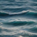 A pixelated ocean with waves crashing in a rhythmic code-driven dance1