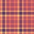 Pixelated plaid pattern in warm hues. Abstract and geometric, it evokes tradition and comfort. Ideal for backgrounds, textiles, or Royalty Free Stock Photo