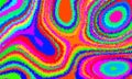 Pixelated psychedelic background. Moire overlapping effect. Vector image.