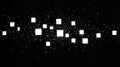 Pixelated Retro Black and White Static Background - Seamless Looping Animated VJ Pattern Overlay Texture