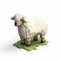 Pixelated Sheep: A Voxel Art Puzzle With Intricate Textures