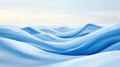 Pixelated Winter Waves Landscape Royalty Free Stock Photo
