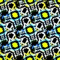 Pixels abstract geometric colorful background