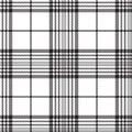 Pixels black and white check plaid seamless pattern Royalty Free Stock Photo