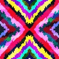 Pixels colored geometric background