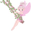 Pixy Fairy on a Swing Royalty Free Stock Photo