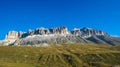 Piz Boe, the highest peak of the Sella Group mountain range