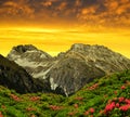 Piz Ela in Switzerland Alps Royalty Free Stock Photo