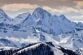 Piz la Ila in Dolomites Mountains near La Villa, Alta Badia, Italy Royalty Free Stock Photo