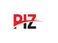 PIZ Letter Initial Logo Design Vector Illustration