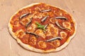 Pizza alla napoletana Royalty Free Stock Photo
