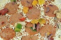 Pizza background Royalty Free Stock Photo