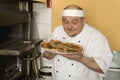 Pizza bakers Royalty Free Stock Photo