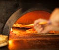 Pizza baking Royalty Free Stock Photo