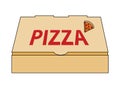 Pizza box clip art illustartion vector