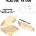 Pizza Box 12 Inch Diecutting