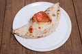 The Pizza calzone Royalty Free Stock Photo