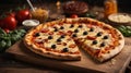 pizza, cheese pizza pizza background wood pizza isolated Royalty Free Stock Photo