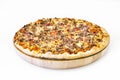 Pizza cheese steak Royalty Free Stock Photo